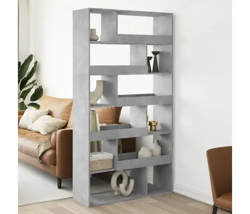 Kambario Pertvara, Betono Pilka, 100X33X187,5cm Mediena