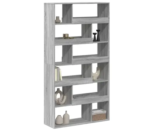 Telpas Sadalītājs, Pelēks, 100X33X187,5 Cm, Inženierijas Koks Vidaxl