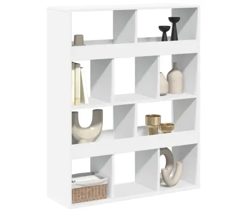 Telpas Sadalītājs, Balts, 100X33X125,5 Cm, Inženierijas Koks Vidaxl