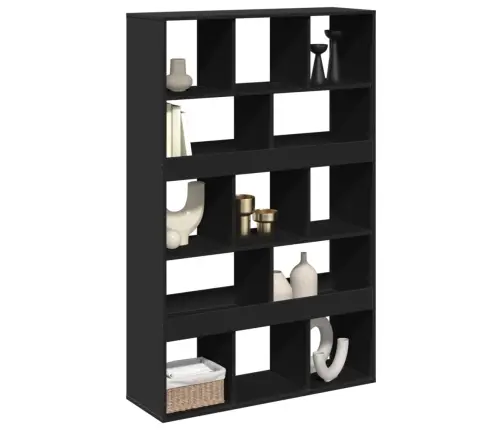 Telpas Sadalītājs, Melns, 100X33X156,5 Cm, Inženierijas Koks Vidaxl