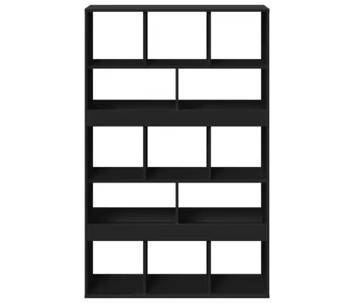 Telpas Sadalītājs, Melns, 100X33X156,5 Cm, Inženierijas Koks Vidaxl