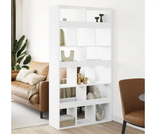 Telpas Sadalītājs, Balts, 100X33X187,5 Cm, Inženierijas Koks Vidaxl