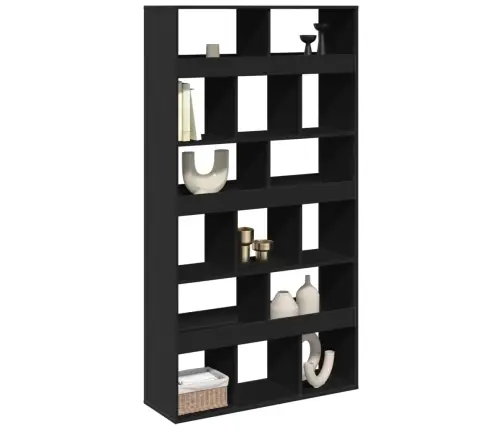 Kambario Pertvara, Juoda, 100X33X187,5cm Apdirbta Mediena