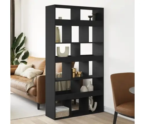 Kambario Pertvara, Juoda, 100X33X187,5cm Apdirbta Mediena