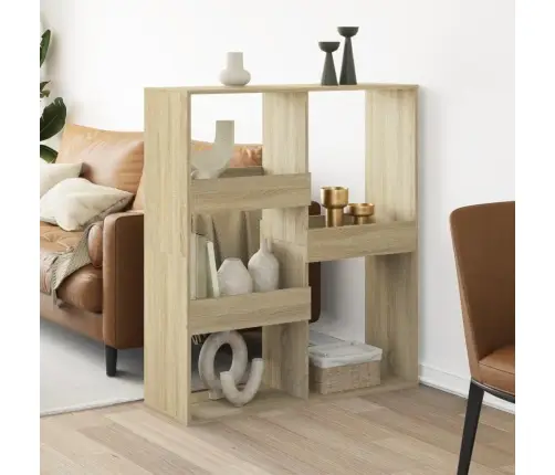 Telpas Sadalītājs, Ozolkoka, 100X33X115 Cm, Inženierijas Koks Vidaxl