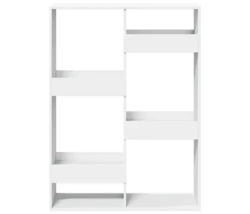 Ruumijagaja, Valge, 100X33X135 cm Tehispuit