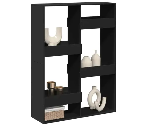 Ruumijagaja, Must, 100X33X135 cm Tehispuit