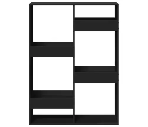 Ruumijagaja, Must, 100X33X135 cm Tehispuit