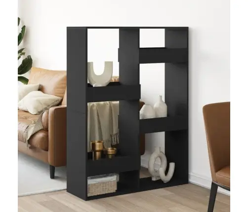 Ruumijagaja, Must, 100X33X135 cm Tehispuit