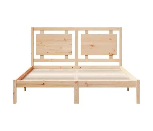 Gulta Bez Matrača, Īpaši Gara, 160X210 Cm, Masīvkoks Vidaxl