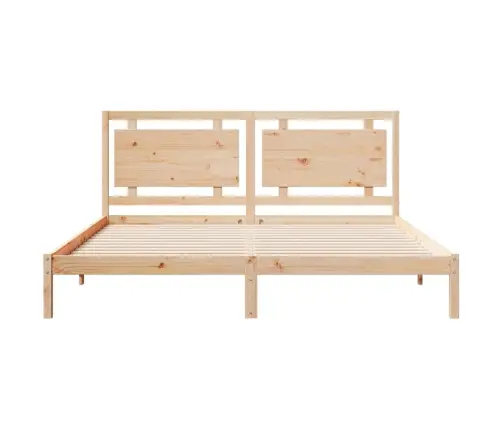 Gulta Bez Matrača, Īpaši Gara, 200X220 Cm, Masīvkoks Vidaxl