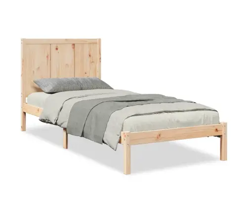 Gulta Bez Matrača, Īpaši Gara, 100X210 Cm, Masīvkoks Vidaxl