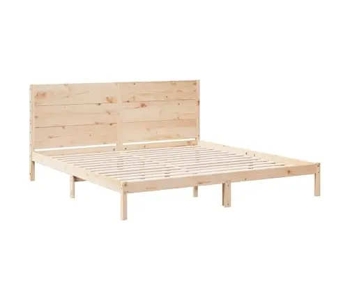 Gulta Bez Matrača, Īpaši Gara, 200X210 Cm, Masīvkoks Vidaxl