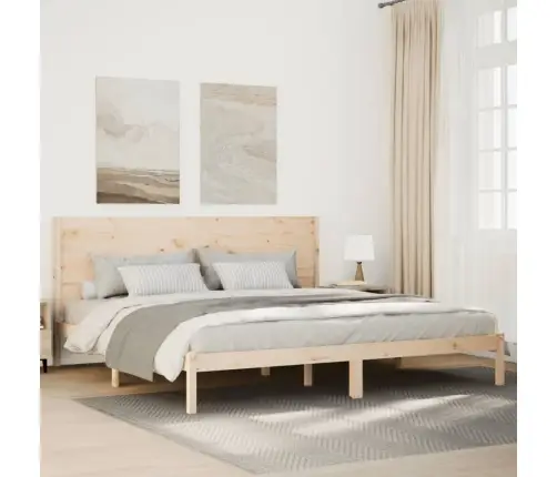 Gulta Bez Matrača, Īpaši Gara, 200X210 Cm, Masīvkoks Vidaxl