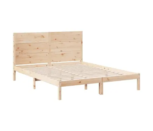 Gulta Bez Matrača, Īpaši Gara, 160X220 Cm, Masīvkoks Vidaxl