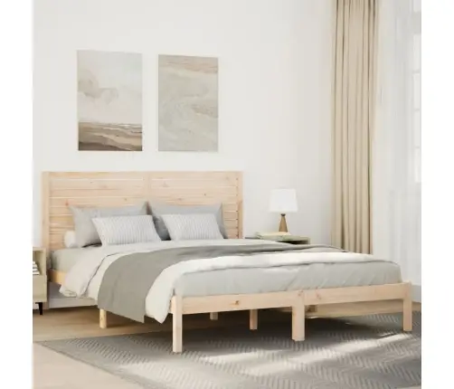 Gulta Bez Matrača, Īpaši Gara, 160X210 Cm, Masīvkoks Vidaxl