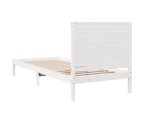 Lovos Rėmas Be Čiužinio, Baltas, 90X220cm Mediena, Itin Ilgas