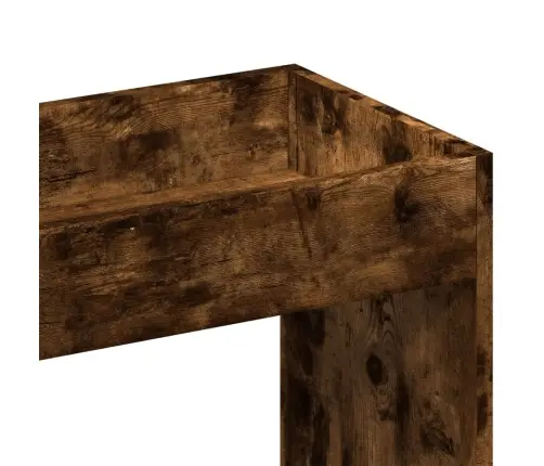 Kõrge Kapp, Suitsutatud Tamm, 63X33X180 cm Tehispuit