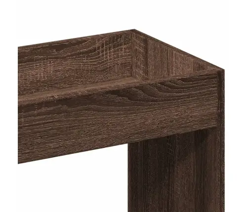 Augstais Skapītis, Brūna Ozola, 63X33X180 Cm, Konstruēts Koks Vidaxl