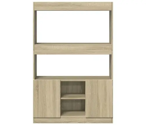 Komoda,  Sonoma Ąžuolo Spalvos, 92X33X140cm Apdirbta Mediena