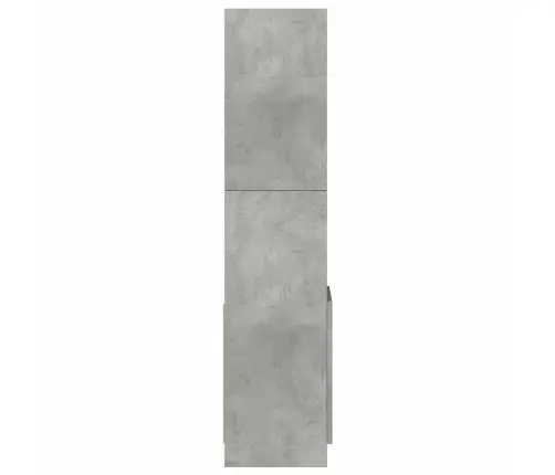 Augstais Skapītis, Pelēks, 92X33X140 Cm, Inženierijas Koks Vidaxl