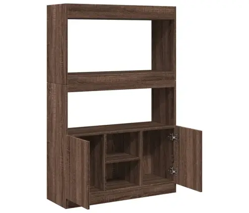 Komoda,  Rudo Ąžuolo Spalvos, 92X33X140cm Apdirbta Mediena