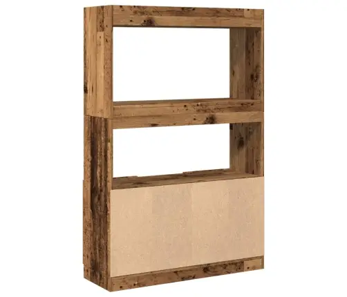 Augstais Skapītis, Veca Koka, 92X33X140 Cm, Inženierijas Koks Vidaxl