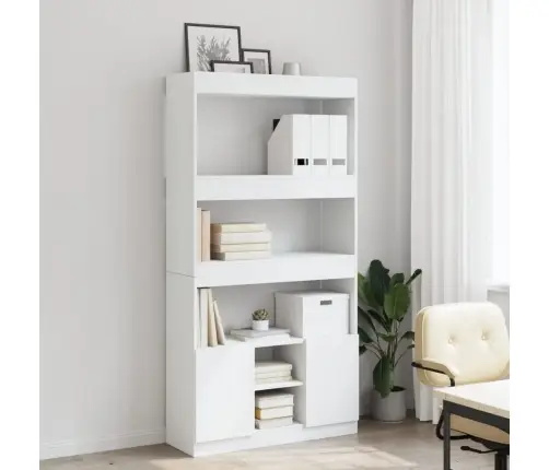 Komoda, Baltos Spalvos, 92X33X180cm Apdirbta Mediena