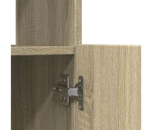 Augstais Skapītis, Ozolkoka, 92X33X180 Cm, Konstruēts Koks Vidaxl