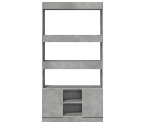 Komoda, Betono Pilkos Spalvos, 92X33X180cm Apdirbta Mediena