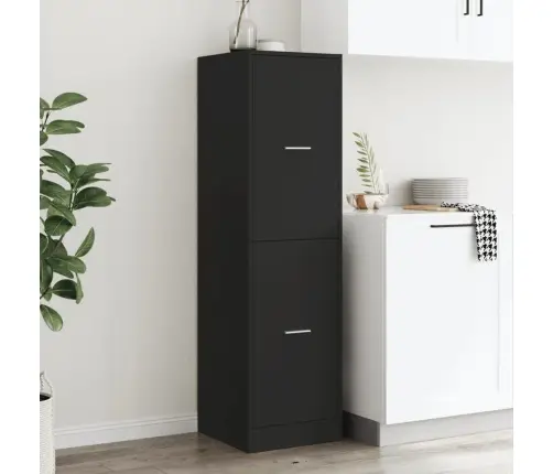 Sahtlitega Kapp, Must, 40X41X144,5 cm Tehispuit