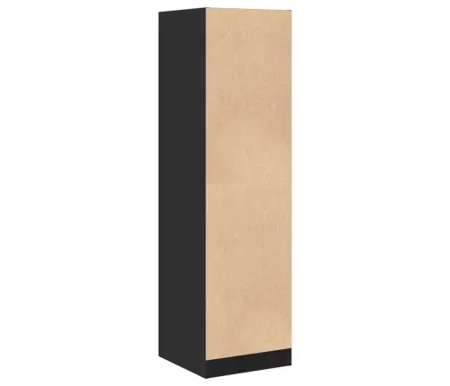 Sahtlitega Kapp, Must, 40X41X144,5 cm Tehispuit