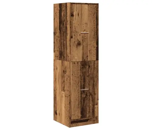 Atvilktņu Skapītis, Veca Koka, 40X41X144,5Cm, Inženierijas Koks Vidaxl
