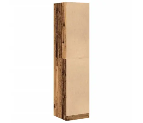 Atvilktņu Skapītis Veca Koka 40X41X174,5 Cm Inženierijas Koks Vidaxl