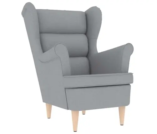 Krēsls Gaiši Pelēks 74X84X100 Cm Audums Vidaxl