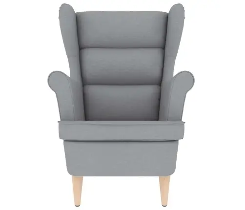 Krēsls Gaiši Pelēks 74X84X100 Cm Audums Vidaxl