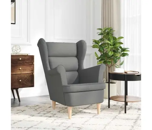 Tugitool, Tumehall, 74X84X100 cm Samet