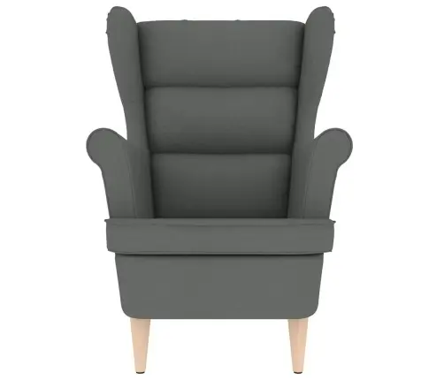 Tugitool, Tumehall, 74X84X100 cm Samet