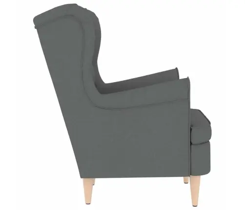 Tugitool, Tumehall, 74X84X100 cm Samet