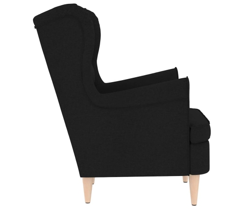 Tugitool, Must, 74X84X100 cm Kangas
