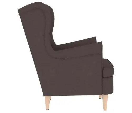 Atpūtas Krēsls, Tumši Brūns, 74X84X100 Cm, Audums Vidaxl