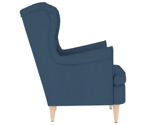 Atpūtas Krēsls, Zils, 74X84X100 Cm, Audums Vidaxl