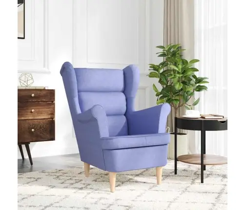 Atpūtas Krēsls, Džinsa Zils, 74X84X100 Cm, Audums Vidaxl