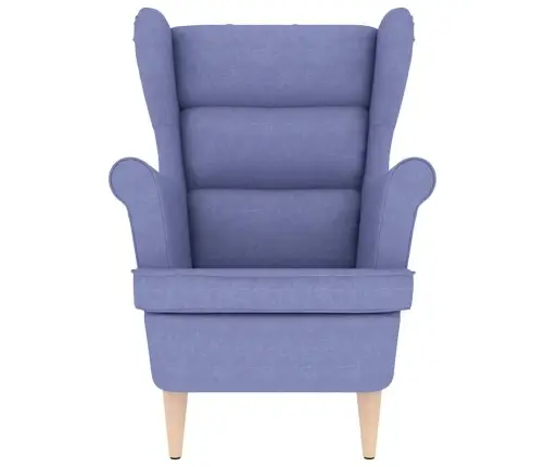 Atpūtas Krēsls, Džinsa Zils, 74X84X100 Cm, Audums Vidaxl