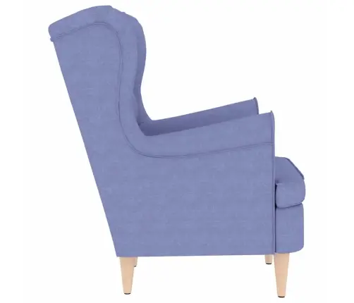 Atpūtas Krēsls, Džinsa Zils, 74X84X100 Cm, Audums Vidaxl