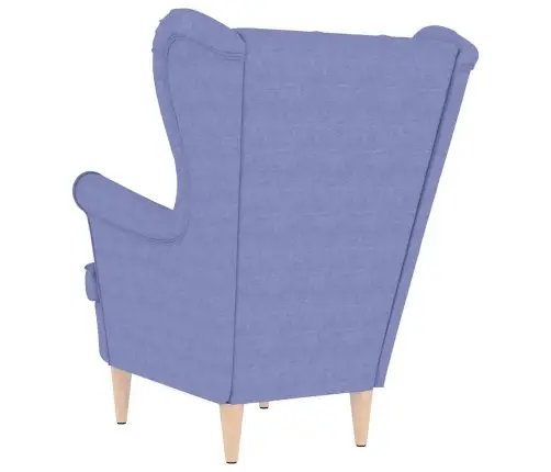 Atpūtas Krēsls, Džinsa Zils, 74X84X100 Cm, Audums Vidaxl