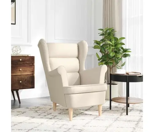 Tugitool, Valge, 74X84X100 cm Linane