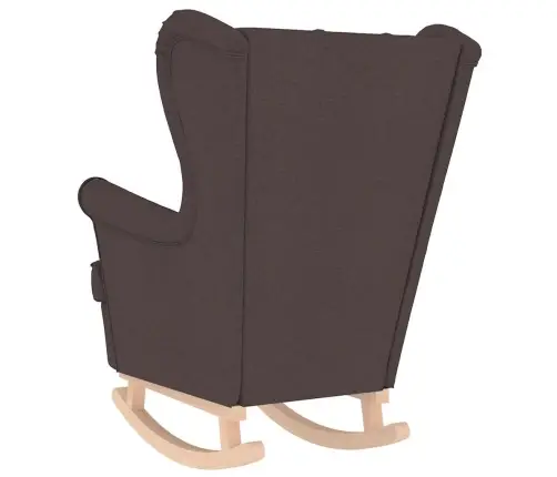 Supama Kėdė Tamsiai Ruda 74X90X102 Cm Audinys