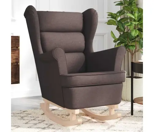 Supama Kėdė Tamsiai Ruda 74X90X102 Cm Audinys