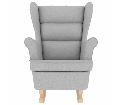 Šūpuļkrēsls Cloud Grey 74X90X102 Cm Audums Vidaxl